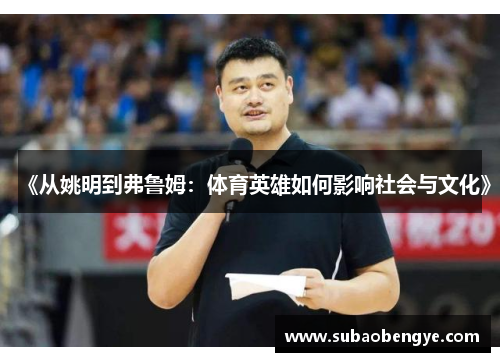 《从姚明到弗鲁姆：体育英雄如何影响社会与文化》